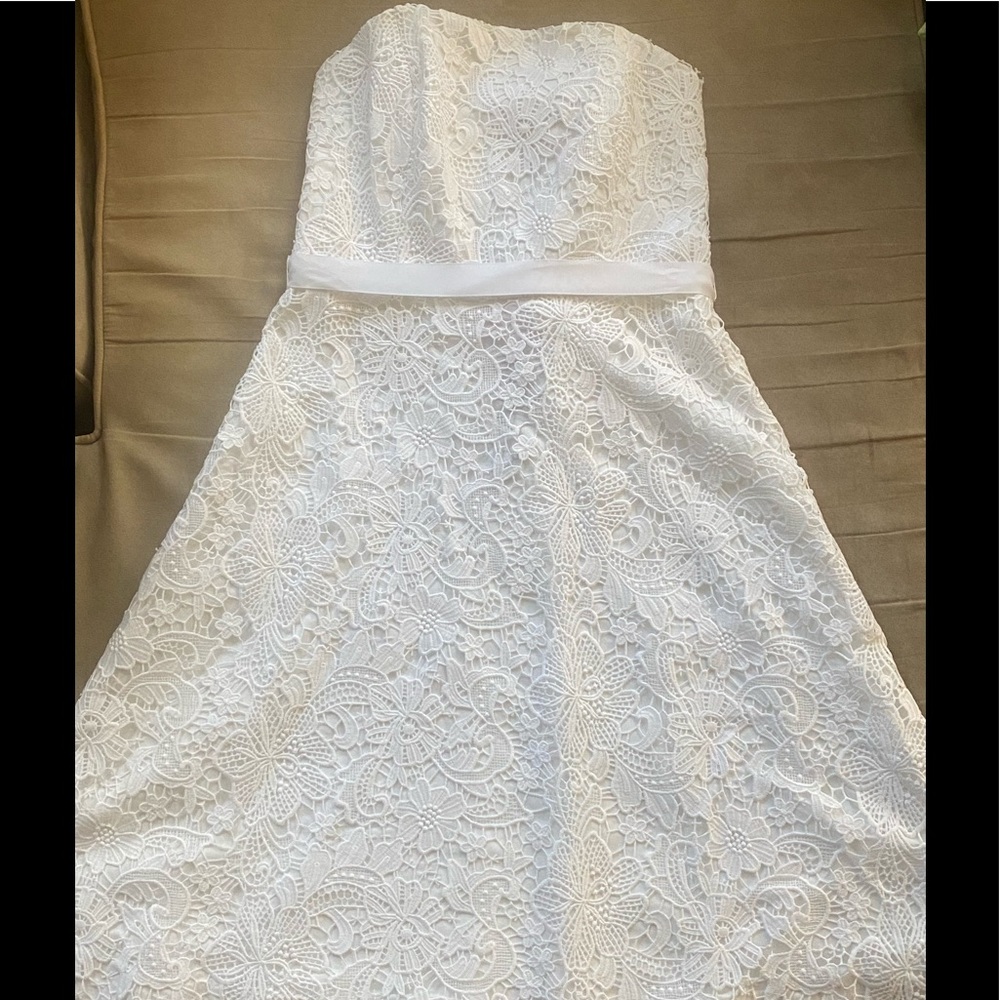 Lilly Pulitzer White Lace Mini Dress